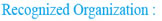 Recognized Orgamzation